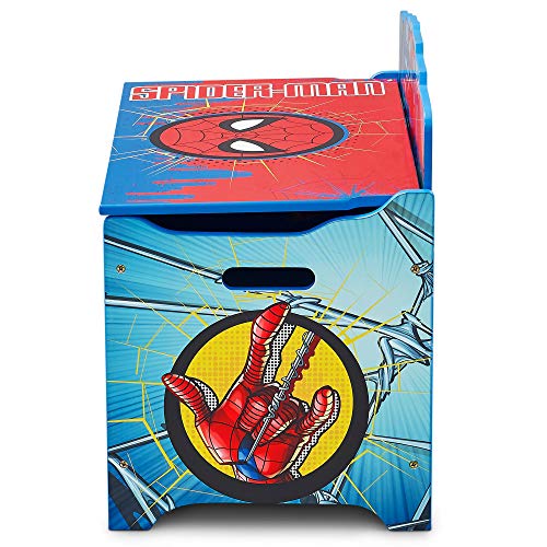 Delta Children Deluxe Toy Box, Spider-Man by AmazonUs/DEMQX