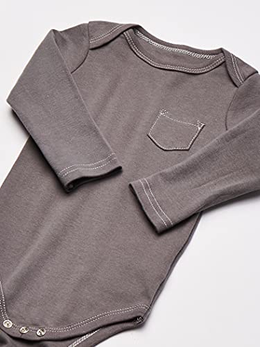 Hudson Baby Baby Cotton Long-Sleeve Bodysuits, Moose 5-Pack, 3-6 Months from Hudson Baby