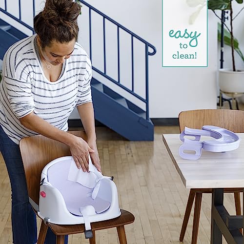 Infantino Music & Lights 3-in-1 Discovery Seat and Booster for girls - Convertible booster, infant activity seat and feeding chair with electronic piano for sensory exploration for babies and toddlers from AmazonUs/INFCT