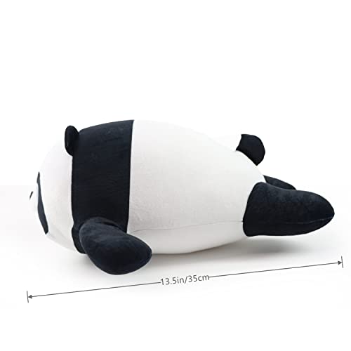 Cute Panda Plush, Soft Panda Anime Plush Pillow, Stuffed Animal Plush Toy, Kawaii Panda Plushies Room Decor Christmas Decorations Gifts for Women Kids Birthday (13.5in/35cm) from Jason Toys
