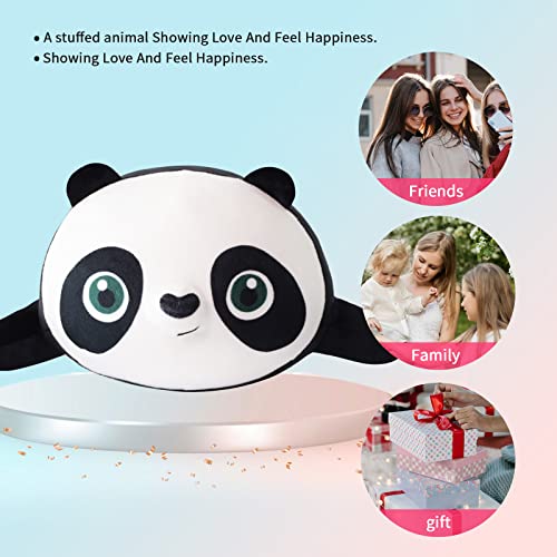 Cute Panda Plush, Soft Panda Anime Plush Pillow, Stuffed Animal Plush Toy, Kawaii Panda Plushies Room Decor Christmas Decorations Gifts for Women Kids Birthday (13.5in/35cm) from Jason Toys