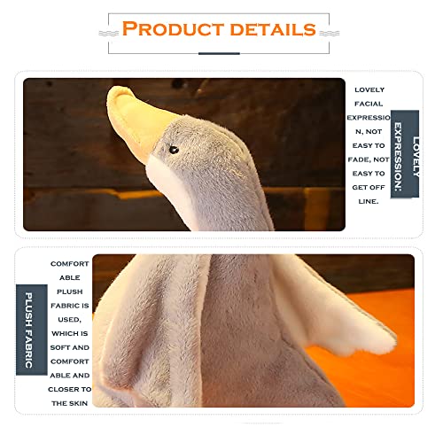 15.7" Goose Plush Grey Goose Swan Stuffed Animal Duck Plush Toy,Gifts for Kids from CHELEI2019