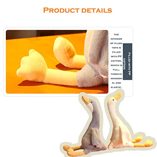 15.7" Goose Plush Grey Goose Swan Stuffed Animal Duck Plush Toy,Gifts for Kids from CHELEI2019