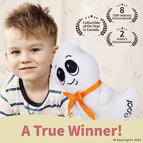 Bearington Swoop Plush Stuffed Animal Halloween Boo Ghost, 7 inches by Bearington Collection