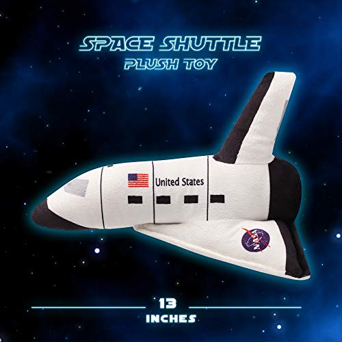 10â Stuffed Space Shuttle and Astronaut Soft and Cuddly Plush Toy for Kids âBirthday Gift for Boys Girls, Toddlers Pretend Role Play by Dazmers