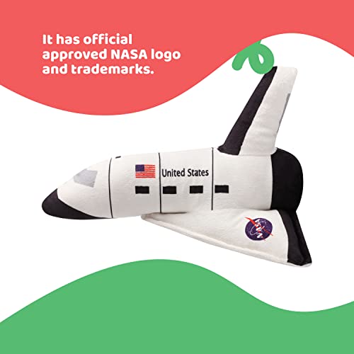 10â Stuffed Space Shuttle and Astronaut Soft and Cuddly Plush Toy for Kids âBirthday Gift for Boys Girls, Toddlers Pretend Role Play by Dazmers