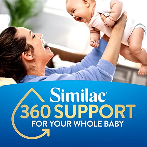 Similac 360 Total Care Infant Formula with 5 HMO Prebiotics, Our Closest Formula to Breast Milk, Non-GMO, Baby Formula, Ready-to-Feed 32-fl-oz Bottle (Case of 6) by Abbott Laboratories