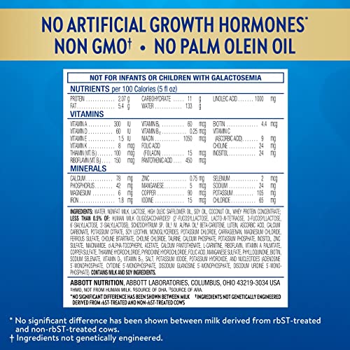 Similac 360 Total Care Infant Formula with 5 HMO Prebiotics, Our Closest Formula to Breast Milk, Non-GMO, Baby Formula, Ready-to-Feed 32-fl-oz Bottle (Case of 6) by Abbott Laboratories