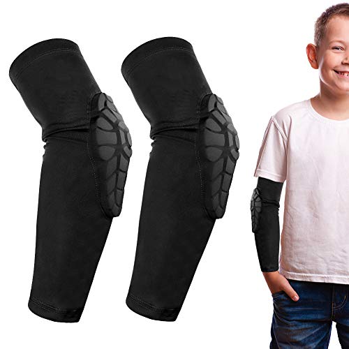 AceList Kids/Youth 5-15 Years Sports Honeycomb Compression Knee Pad Elbow Pads Guards Protective Gear for Basketball, Baseball, Football, Volleyball, Wrestling, Cycling. from Gzero