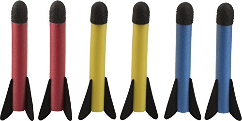 Play22 Toy Rocket Launcher - Jump Rocket Set Includes 6 Rockets - Play Rocket Soars Up to 100 Feet - Missile Launcher Best Gift for Boys and Girls - Air Rocket Great for Outdoor Play - Original by Play22