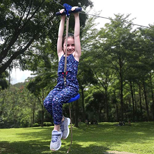 CTSC 95 Foot Zip Line Kit with Stainless Steel Spring Brake and Seat from CTSC