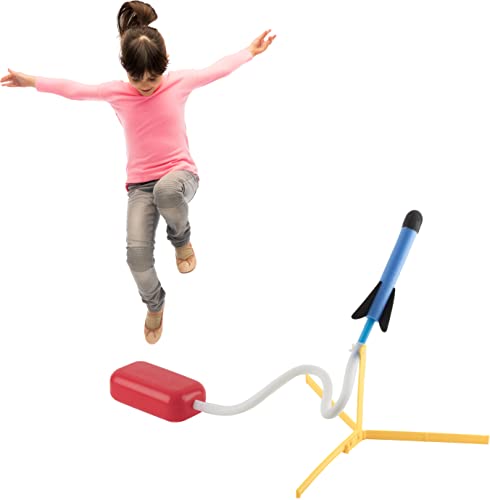 Play22 Toy Rocket Launcher - Jump Rocket Set Includes 6 Rockets - Play Rocket Soars Up to 100 Feet - Missile Launcher Best Gift for Boys and Girls - Air Rocket Great for Outdoor Play - Original by Play22