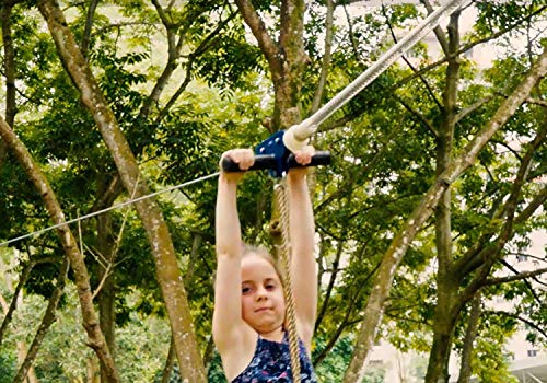 CTSC 95 Foot Zip Line Kit with Stainless Steel Spring Brake and Seat from CTSC