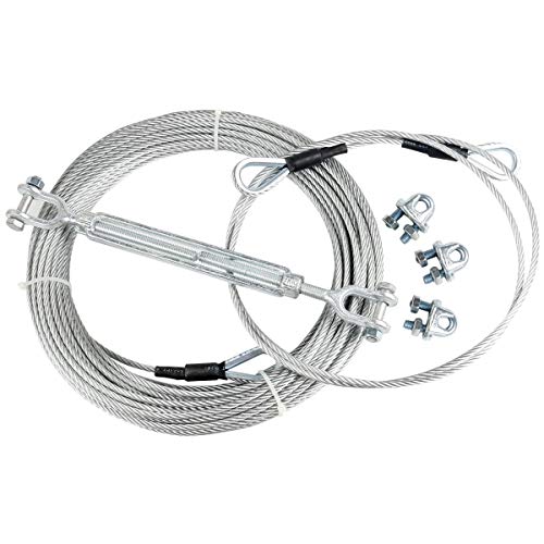 CTSC 95 Foot Zip Line Kit with Stainless Steel Spring Brake and Seat from CTSC