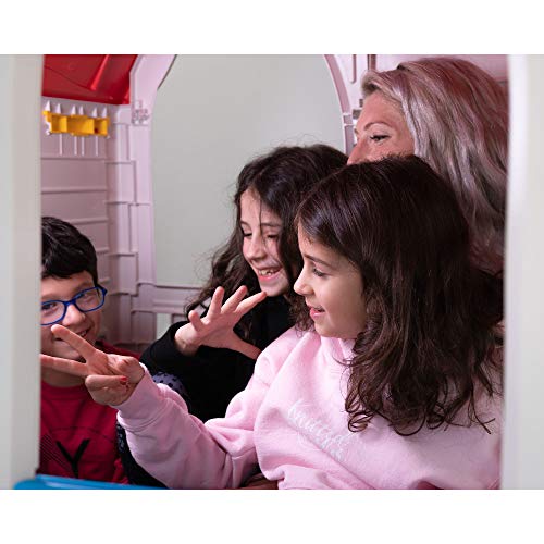 Ram Quality Products Kid's Classic Real Feel Cottage Compact Foldable Plastic Toddler Outdoor Playhouse for Children Ages 2 Years Old and Up, White by Ram Quality Products