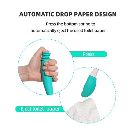 Fanwer Toilet Aids Tools,Long Reach Comfort Wipe,Extends Your Reach Over 15" Grips Toilet Paper or Pre-Moistened Wipes from Fanwer