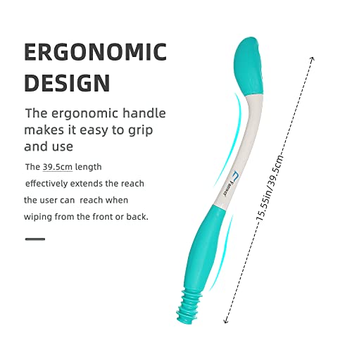 Fanwer Toilet Aids Tools,Long Reach Comfort Wipe,Extends Your Reach Over 15" Grips Toilet Paper or Pre-Moistened Wipes from Fanwer