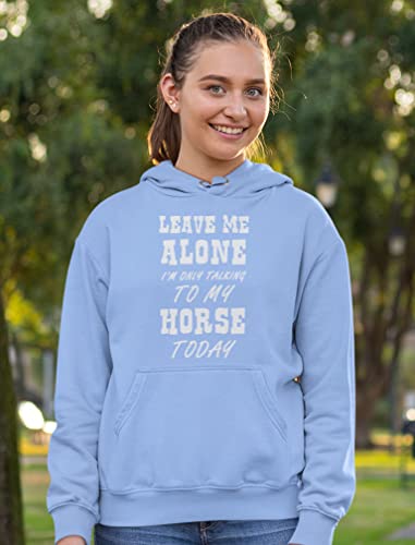 Gift For Girls Who Love Horses Girl Teen Women Horse Lovers Hoodie Small California Blue by 