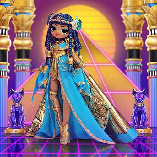 LOL Surprise OMG Fierce Collector Cleopatra Fashion Doll- Limited Edition 11.5" Premium Collector Doll with Luxe Blue & Gold Royal Outfit Accessories, Holiday Toy, Great Gift for Ages 4 5 6+ Years Old from MGA Entertainment