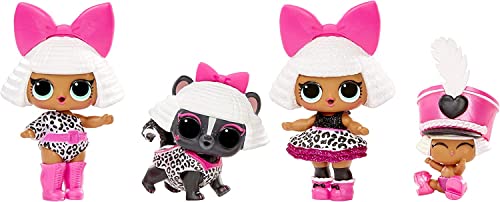 L.O.L. Surprise! OMG Diva Family with 45 Surprises Including (1) Pink Fashion Doll with (4) Collectible Dolls and Accessories Toy Playset, Great for Kids Ages 4 5 6, Amazon Exclusive from MGA ENTERTAINMENT