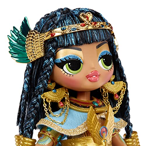 LOL Surprise OMG Fierce Collector Cleopatra Fashion Doll- Limited Edition 11.5" Premium Collector Doll with Luxe Blue & Gold Royal Outfit Accessories, Holiday Toy, Great Gift for Ages 4 5 6+ Years Old from MGA Entertainment