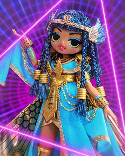 LOL Surprise OMG Fierce Collector Cleopatra Fashion Doll- Limited Edition 11.5" Premium Collector Doll with Luxe Blue & Gold Royal Outfit Accessories, Holiday Toy, Great Gift for Ages 4 5 6+ Years Old from MGA Entertainment