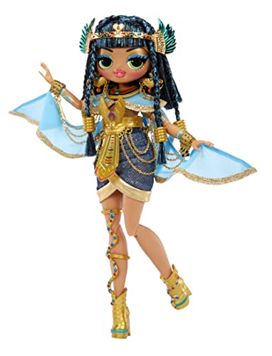 LOL Surprise OMG Fierce Collector Cleopatra Fashion Doll- Limited Edition 11.5" Premium Collector Doll with Luxe Blue & Gold Royal Outfit Accessories, Holiday Toy, Great Gift for Ages 4 5 6+ Years Old from MGA Entertainment