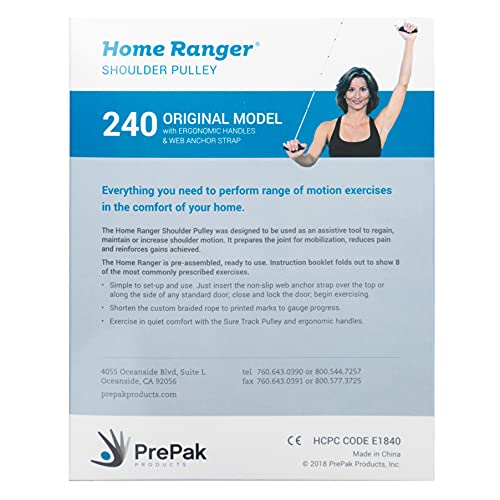Physical Therapy Aids-55737 Home Ranger Shoulder Pulley - The Original Over Door Exerciser for Performing Shoulder Exercises Without Weights by Physical Therapy Aids