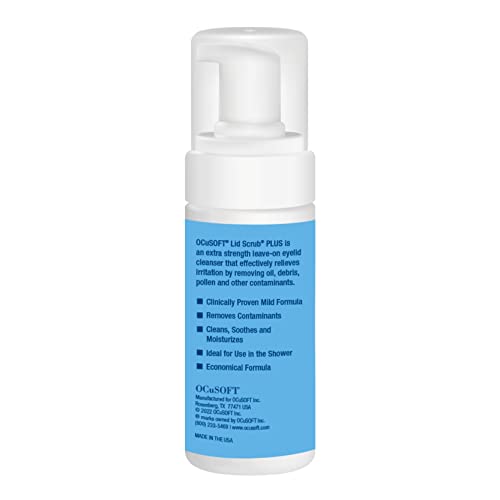 OCuSOFT Lid Scrub Foam Plus, 1.68 fl oz (50ml) by Everready First Aid