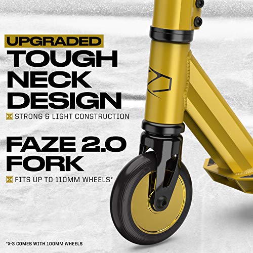 Fuzion X-3 Pro Scooter (2018 Gold) by Nextsport