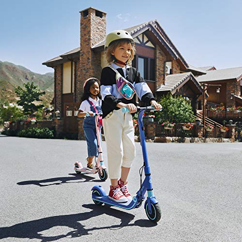 Segway Ninebot eKickScooter ZING E8 Kids Electric Kick Scooter for Boys and Girls, Lightweight and Foldable, New Cruise Mode, Pink, Medium by Segway-Ninebot