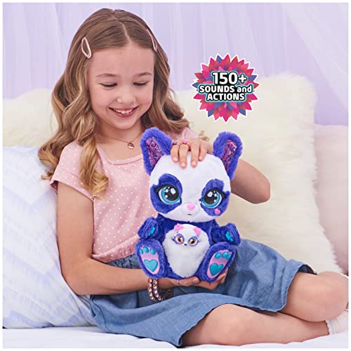 Peek-A-Roo, Interactive Panda-Roo Plush Toy with Mystery Baby and Over 150 Sounds and Actions, Kids Toys for Girls Ages 5 and up from Spin Master