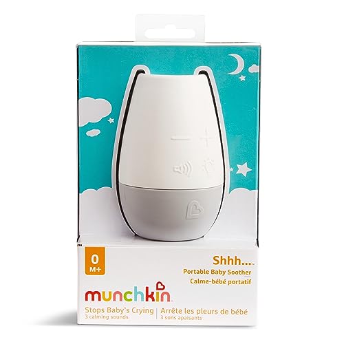 Munchkin Shhh Portable Baby Sleep Soother Sound Machine and Night Light by Munchkin