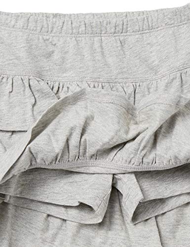 Spotted Zebra Girls' Knit Ruffle Scooter Skirts, Pack of 3, Grey/Blue/Purple, Mermaids/Tie Dye, Small from Spotted Zebra