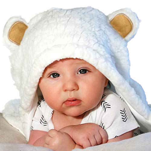 JAM NATURALS-Cute Bear Organic Newborn Swaddle Wrap- Ideal Baby Shower Registry Gift -Baby Boy Girl Soft Blanket (Golden Brown, 0-3m) from Jam Naturals