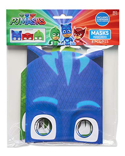 PJ Masks Paper Masks (8 ct) by Amscan