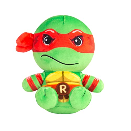 Club Mocchi Mocchi- Teenage Mutant Ninja Turtles Plush â TMNT Raphael Plushie â Officially Licensed Collectible Squishy Turtle Plushies â 6 Inch from TOMY Intl.