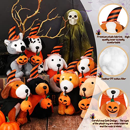 8 Pieces Plush Pets 5 Inch Stuffed Animals Bulk Assorted Cute Stuffed Pet Animal Plush Toys Small Plush Animals for halloween Kid Classroom School Pet Party Favors Supplies Decoration (Sitting Dog) by Sumind