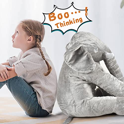 DAQINGTING Stuffed Animal Elephant Stuffed Animal,Large Stuffed Animals 24 Inches/Grey, 18*10*24 (370) from DAQINGTING