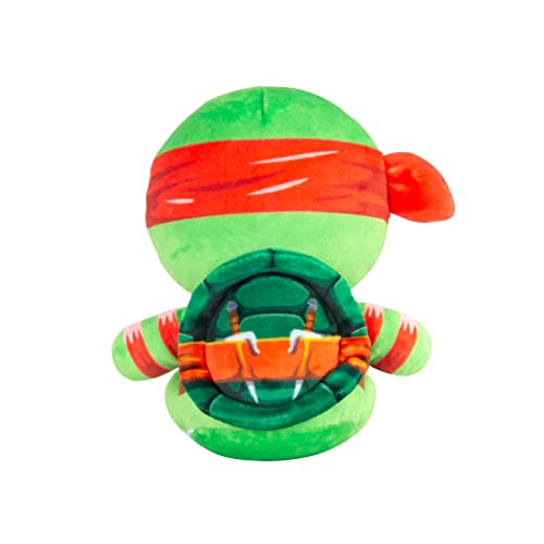 Club Mocchi Mocchi- Teenage Mutant Ninja Turtles Plush â TMNT Raphael Plushie â Officially Licensed Collectible Squishy Turtle Plushies â 6 Inch from TOMY Intl.