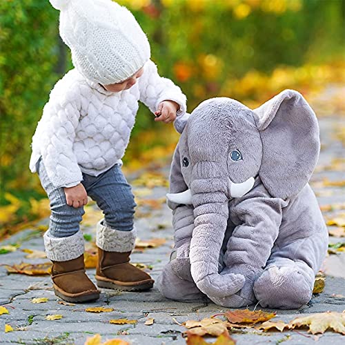DAQINGTING Stuffed Animal Elephant Stuffed Animal,Large Stuffed Animals 24 Inches/Grey, 18*10*24 (370) from DAQINGTING