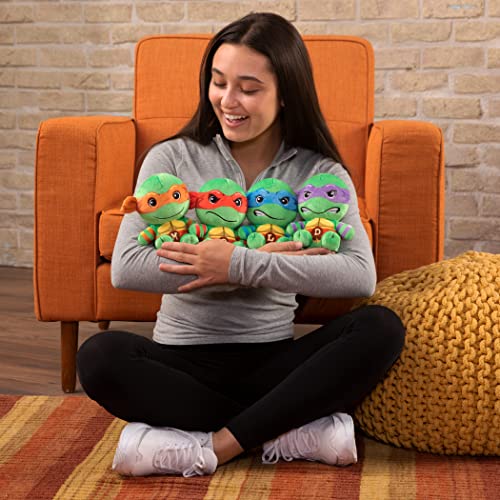 Club Mocchi Mocchi- Teenage Mutant Ninja Turtles Plush â TMNT Raphael Plushie â Officially Licensed Collectible Squishy Turtle Plushies â 6 Inch from TOMY Intl.