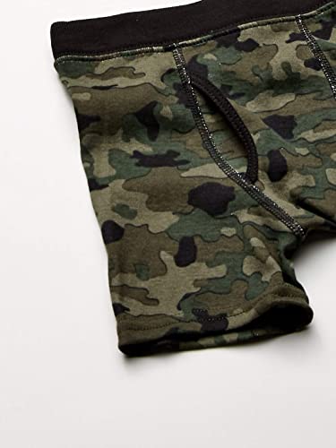 Hanes Boys' ComfortSoft Waistband Boxer Briefs 10-Pack, Assorted Prints & Solids, Small from Hanes