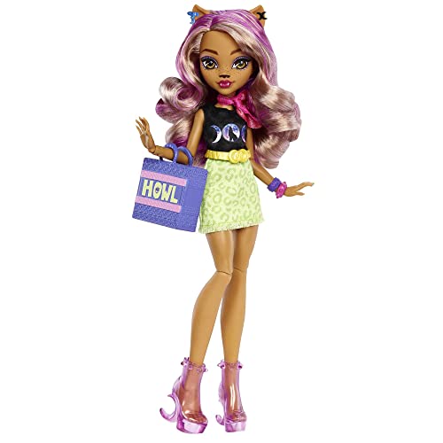Monster High Doll and Fashion Playset, Clawdeen Wolf Doll and Accessories, Boutique Dress-Up Studio with 20+ Pieces [Amazon Exclusive] from Mattel