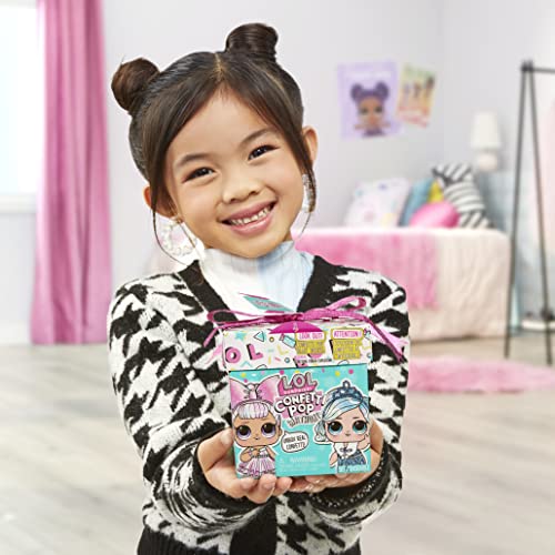 L.O.L. Surprise! Confetti Pop Birthday - with Collectible Doll, 8 Surprises, Confetti Surprise unboxing, Accessories, Limited Edition Doll, Present Box Packaging- Great Gift for Girls Age 4+ by MGA Entertainment