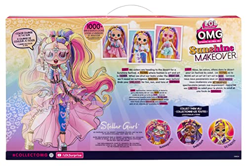 L.O.L. Surprise! OMG Sunshine Makeover Stellar Gurl Fashion Doll with Color Change Features and Multiple Surprises â Great Gift for Kids Ages 4+ from MGA Entertainment