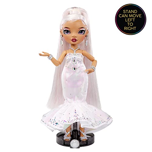 Rainbow High Holiday Edition Collector Doll 11"- 2022 Roxie Grand Posable Fashion Doll with Multicolor Hair, in Diamond & Iridescent Designer Gown Including Premium Accessories. Great Gift by MGA Entertainment