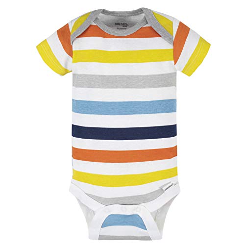Onesies Brand baby boys 3 Onesies Outfit Bundle Mix Match Newborn to 12m Pants Set, Blue Dog Stripe, 6-9 Months US by Onesies Brand