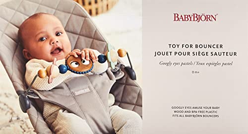 BabyBjÃ¶rn Toy for Bouncer, Googly Eyes Pastels by AmazonUs/YX3ZC
