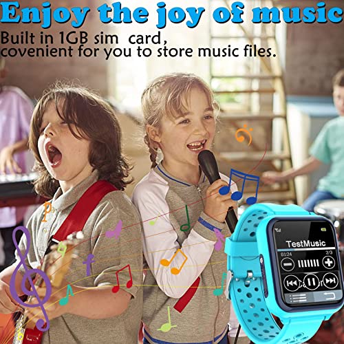 Kids Smart Watches for Boys, Waterproof Smart Watch for Kids, HD IPS Touch Screen Kids Watch with 11 Games Alarm 12/24hr Music Video Timer Camera, Electronic Learning Toys Watch for Kids Age 5-14 by LUKYBIRDS
